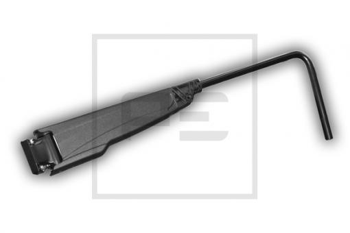 Spiegelhalter 22 x 510 x schwarz 