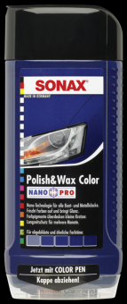 SONAX Polish & Wax Color NanoPro blau 