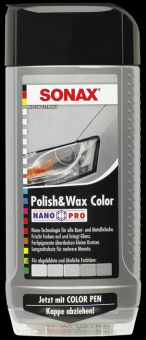 SONAX Polish & Wax Color NanoPro silber/grau 