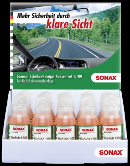 SONAX KlarSicht 1:100 Konzentrat Thekendisplay 