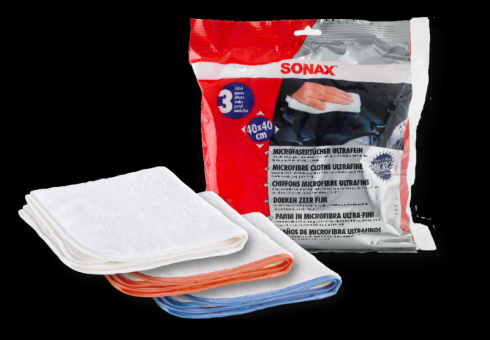 SONAX MicrofaserTuch ultrafein (3 St.) 
