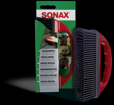 SONAX SpezialBürste zur Entfernung von Tierhaaren 