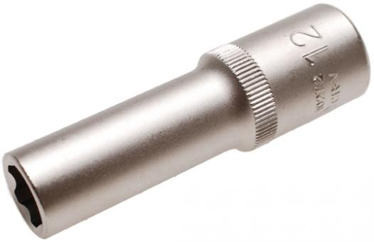 Steckschlüssel-Einsatz, 12,5 (1/2), Super Lock, tief, 12 mm  