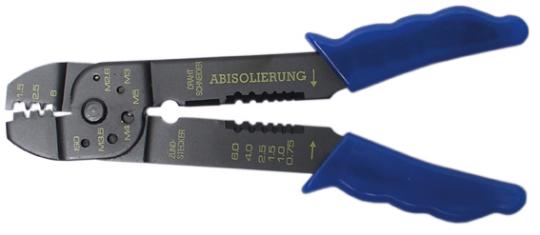Kabelschuh-Klemmzange, 200 mm 
