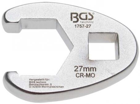 27 mm Hahnenfuss-Schlüssel, 12,5 (1/2) 