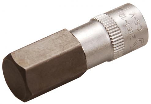 Bit-Einsatz, Innen-6-Kant, 6,3 (1/4), 12 mm 