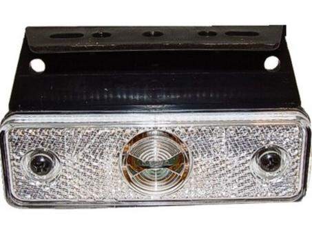 LED Begrenzungsleuchte FLATPOINT Schutzgehäuse mit Winkelhalter 