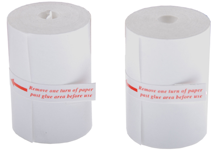 2 Stück Ersatz-Papierrollen für Drucker, passend für BGS 2196 