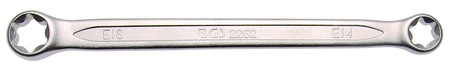 Doppel-Ringschlüssel, E-Profil-Außenschrauben, E14xE18 