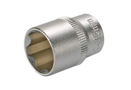 Steckschlüssel-Einsatz, 10 (3/8), Super Lock, 16 mm 