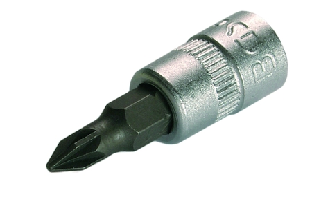 Bit-Einsatz 6,3 (1/4), Kreuzschlitz PZ 0 