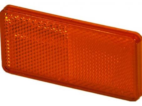 Rückstrahler 94x44mm mit Selbstklebefolie rot 