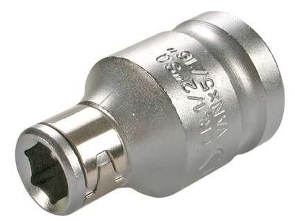 Adapter mit Haltekugel Bits, 12,5 (1/2), für 8 mm  