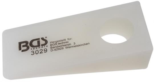 Zierleistenkeil 100x45 mm, mit Loch 