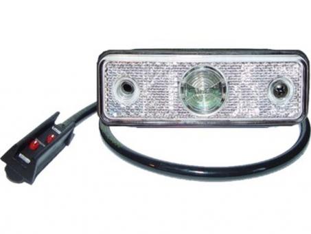 LED Begrenzungsleuchte FLATPOINT Gummiunterlage mit Kabel 1,5m 
