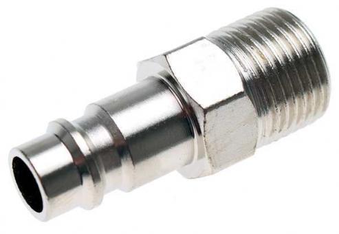 Druckluft-Stecknippel mit 3/8" Aussengewinde 