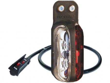 LED Umrissleuchte PRO-JET Kabel 1,75m P&R-Stecker, Pendelhalter 
