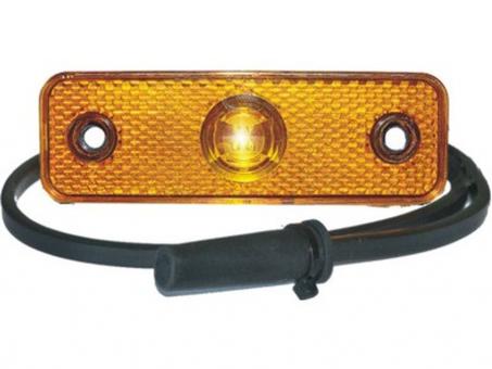 LED Seitenmarkierungsleuchte PRO-REP 12 Volt, Flachkabel 0,5m 