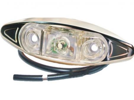 LED Begrenzungsleuchte PRO-CAN 24 Volt, Chrome Gehäuse 