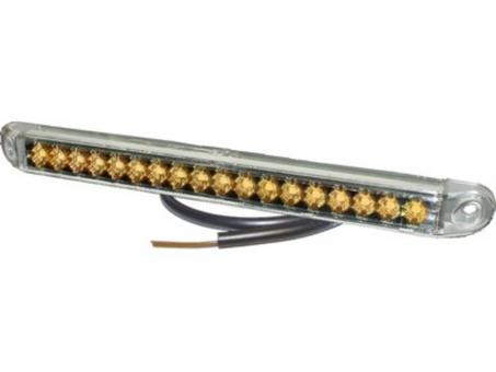 LED Blinkleuchte PRO-CAN XL 24 Volt, hintere dynamische Blinkleuchte - Kategorie 2a, Gehäuse glasklar 