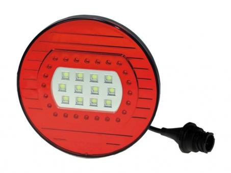 LED Nebelschluss-Rückfahrleuchte PRO-DISC FR Kabel 0,3m + 7-polig AMP Stecker 