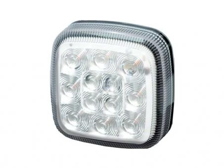 Vordere LED Blink-Positionsleuchte PRO-SQUARE 12/24 Volt, Kabel 0,5m 