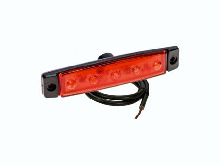 LED Schluss-/Umrissleuchte PRO-FLAT 12/24 Volt 