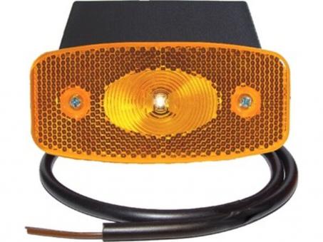 LED Seitenmarkierungsleuchte 12 Volt, T-Stück Anschluss, Winkelhalter 