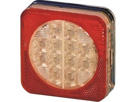 LED Heckleuchte PRO-BOX LED Brems-Blink-Schlussleuchte + seitliche LED Kennzeichenleuchte 