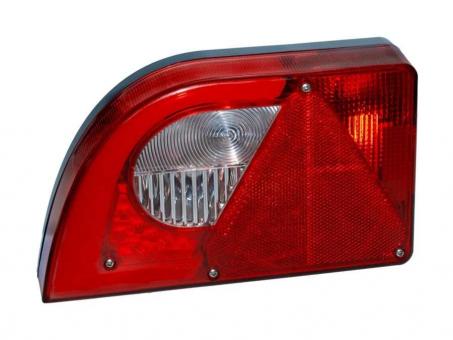 LED Heckleuchte PRO-MINI-CURVE ,,Hybrid" links 