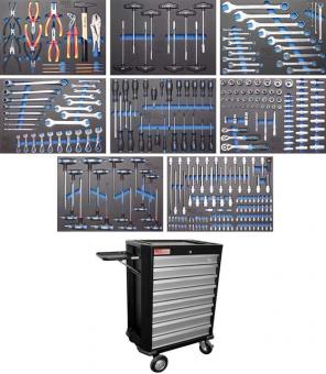 Werkstattwagen BGS 4100, komplett mit 296 Werkzeugen 