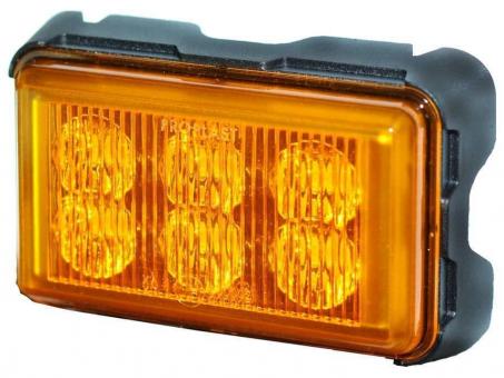 LED Kennleuchte PRO-STROBE gelb, Aufbauversion 