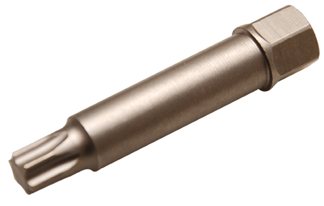 Bit Aussen-6-Kant, mit Kugel , T50x64 mm mit 12 mm 