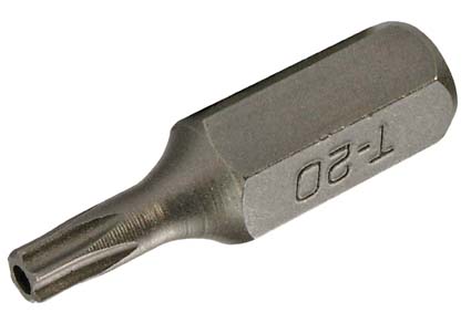 Bit mit Bohrung, T20, 8 (5/16), 30 mm 