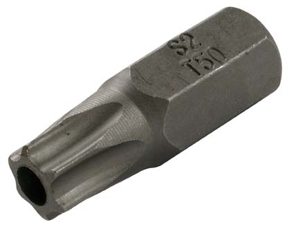 Bit mit Bohrung, T-Profil, T50, 10 (3/8), 30 mm 