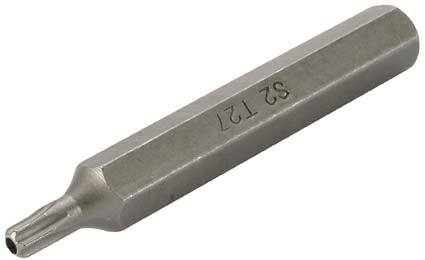 Bit mit Bohrung, T-Profil, T27, 10 (3/8), 75 mm 