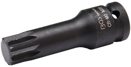 Kraft-Bit-Einsatz, Innenvielzahn, 12,5 (1/2), M18x78 mm 