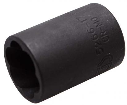 Spezial-Steckschlüssel-Einsatz / Schraubenausdreher, 12,5 (1/2), 17 mm 