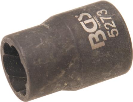 Spezial-Steckschlüssel-Einsatz / Schraubenausdreher, 10 (3/8), 13 mm 