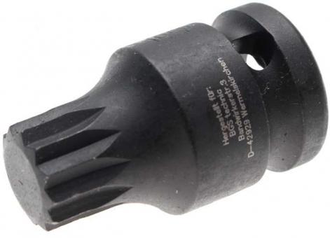 Kraft-Biteinsatz, Innenvielzahn, M16, 12,5 (1/2), 40 mm 