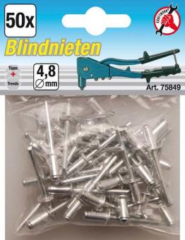 Blindnieten 4,8 mm, 50-tlg. 