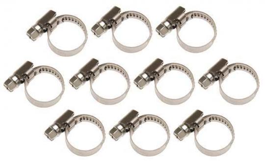 Schlauchklemme, INOX, 8x12 mm, 10-tlg. 
