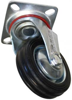 Lenkrolle 75 mm, mit Anschraubsockel 