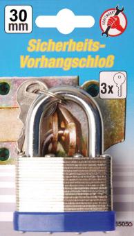 Sicherheits-Vorhängeschloss, 30 mm 