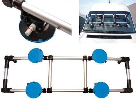 Windschutzscheiben-Einbauhilfe mit beweglichen Saugern 