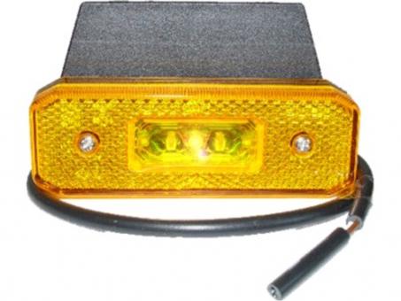 LED Seitenmarkierungsleuchte PG-Verschraubung, Winkelhalter, Kabel 0,5m 