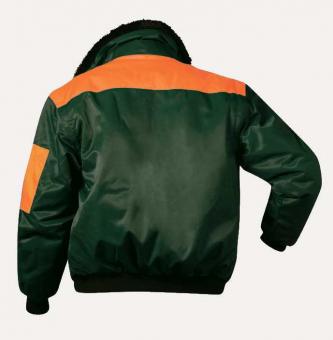 *ROTDORN* WALDARBEITER PILOTJACKE, GRÜN/ORANGE 