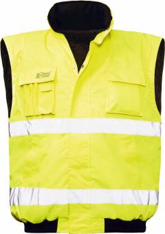 *ROLAND* WARNSCHUTZPILOTJACKE GELB 