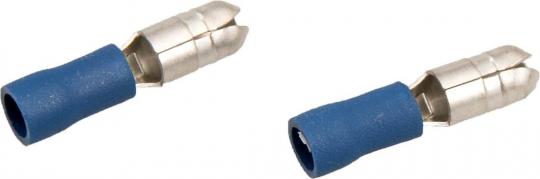 Rundstecker-Set 5,0 mm blau 