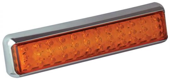 Slim-line indicator lamp - chrome bracket 